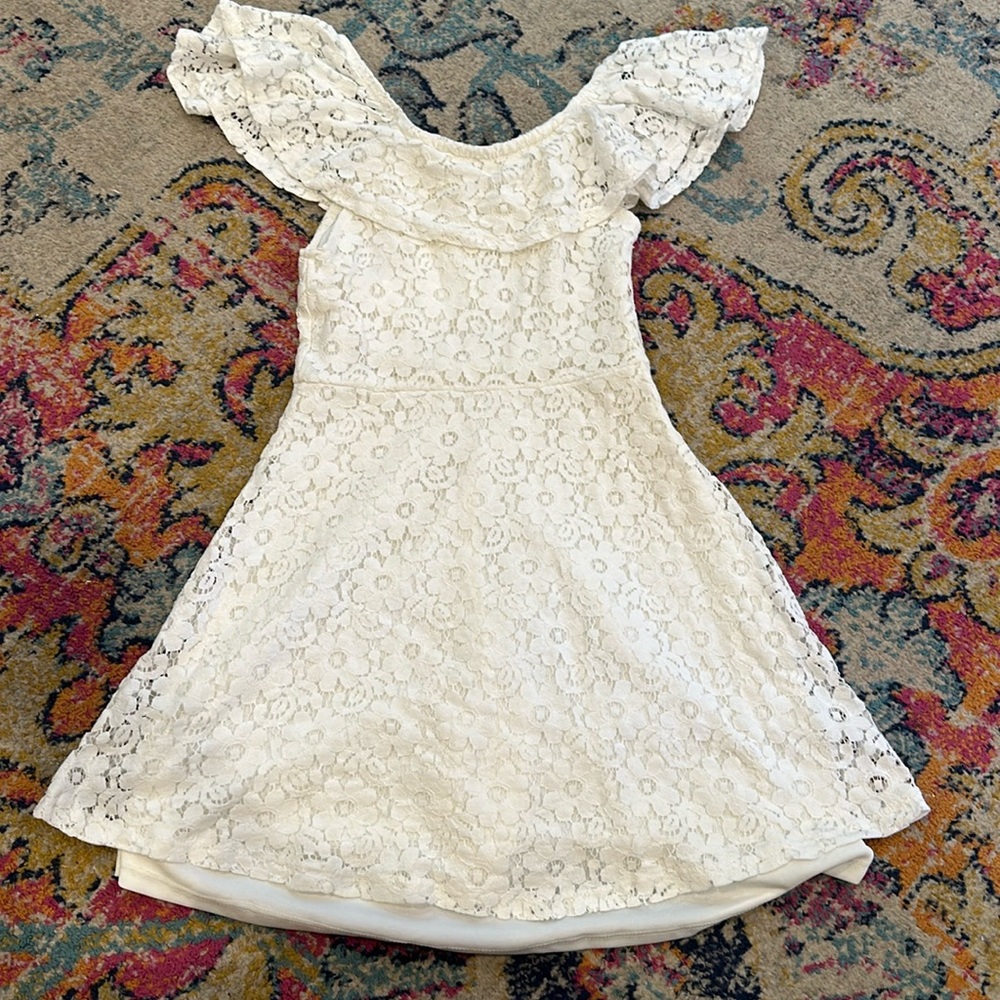 White flower dress